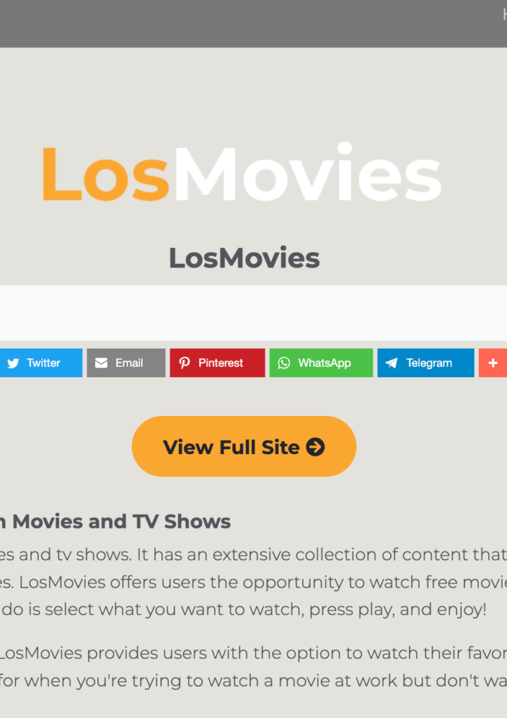 Top 10 Alternatives of LosMovies of 2024